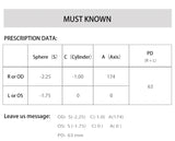 Polarized Sunglasses Prescription Lens 1.56 1.61 1.67 Aspheric Sun Glasses Lenses Myopia Optical UV400 Mirror Colourful Coating
