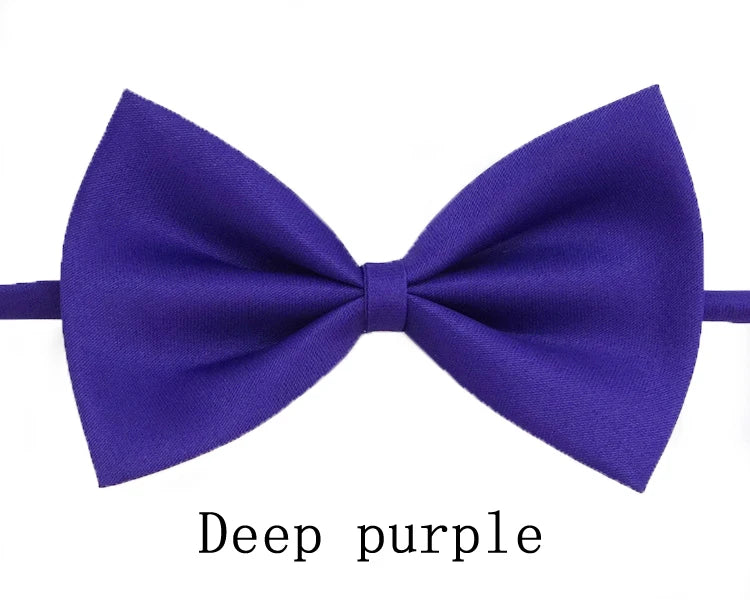 Black Neck Tiebow for Boys Girls Toddler Adjustable Solid Bow Tie Party  Wedding Children's Accessories Not Afraid of Creases