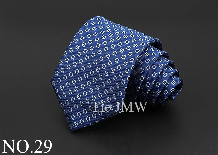 Classic Silk Men Tie Plaid Stripe Floral Ties Formal Wear Business Suit Jacquard Necktie Wedding Party Gift Daily Accessories