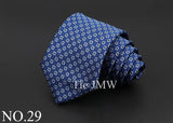 Classic Silk Men Tie Plaid Stripe Floral Ties Formal Wear Business Suit Jacquard Necktie Wedding Party Gift Daily Accessories