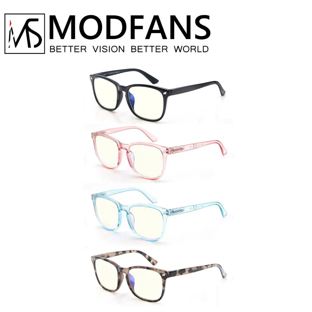 Blue Light Blocking Reading Glasses Women Stylish Square Readers Men UV Protection Magnifying Glasses Anti Glare 0 Degree