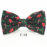 JEMYGINS Christmas Bow Ties for Mens Shirt  Snowflake Christmas Tree Pattern Men Silk Bow Tie  Christmas Party Gift