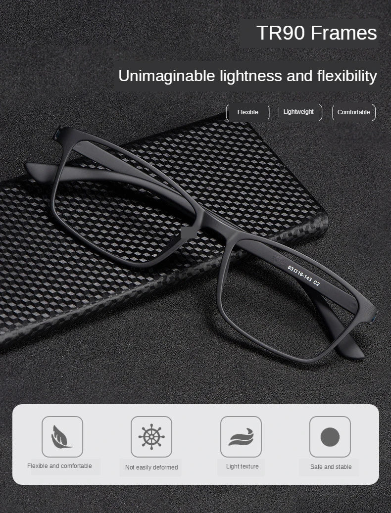 DOFTA Ultralight TR90 Glasses Frame Men Optical Myopia Eyeglasses Male Plastic Titanium Prescription Eye Glasses 5196A