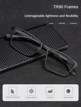 DOFTA Ultralight TR90 Glasses Frame Men Optical Myopia Eyeglasses Male Plastic Titanium Prescription Eye Glasses 5196A