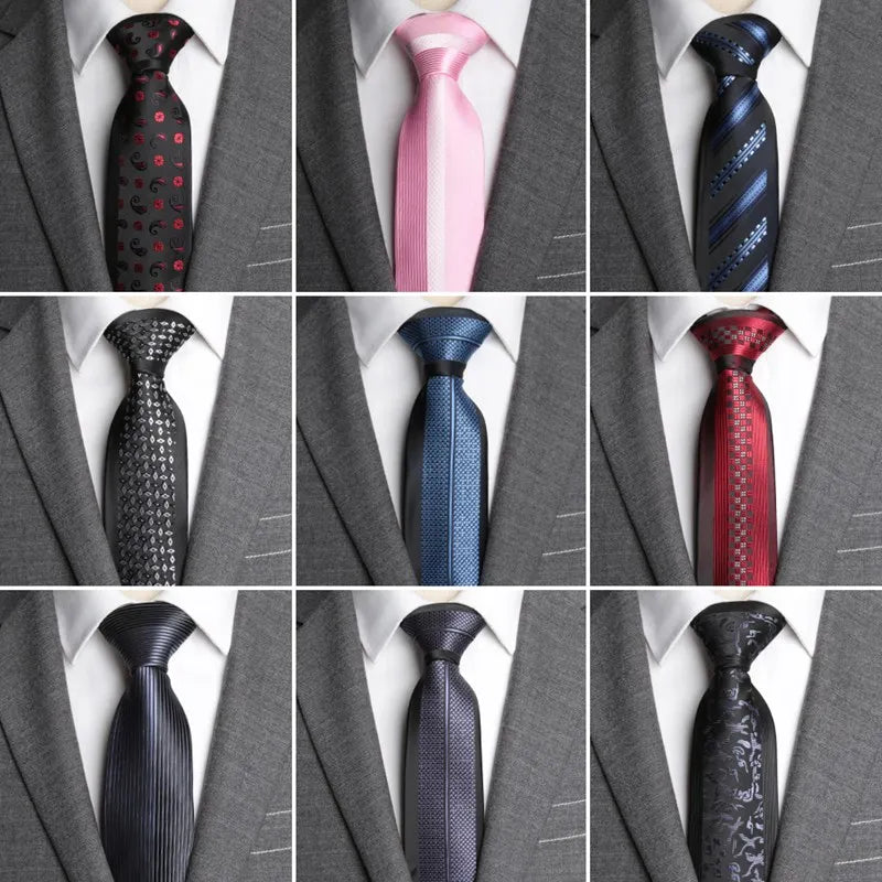 Men Tie Fashion Jacquard Ties for Men Luxurious Necktie Business Wedding Dress Gift Shirt Accessories Corbatas Para Hombre