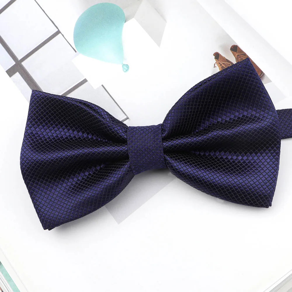 Solid Colorful Parent-Child Bowtie Set Classic Cute Family Butterfly Party Dinner Wedding Design Cute bow tie Accessory NO.1-15