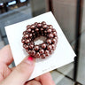 Pearls Beads Hair Ties Elastic Hair Bands For women Hair Rope Scrunchies Ponytail Holders Rubber Hair Accessories