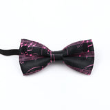 Musical Note Bow Tie Guitar Piano Stave Adult Children Bowtie Novelty Handmade Butterfly Wedding Party Men Gift Accessories