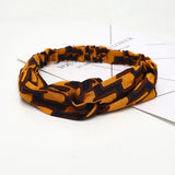 2020 Fashion Bohemian Headband Print Hairbands For Women Girls Vintage Cross Knot Turban Bandanas Headwear Hair Accessories