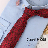 Corbata Hombre corbata 7cm Ties For Men Luxury Blue Stripes Necktie Business Corbatas Para Hombre Mariage Gift Shirt Accessories