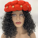 Latest Exaggerated Satin Twist Braids Headband Handmade African Headtie Nigerian Wedding Gele Women Turbans Ladies Head Wraps