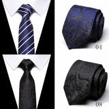 2023 New Design Wholesale 7.5 cm Jacquard Tie Red Men Floral Suit Accessories Fit Formal Party