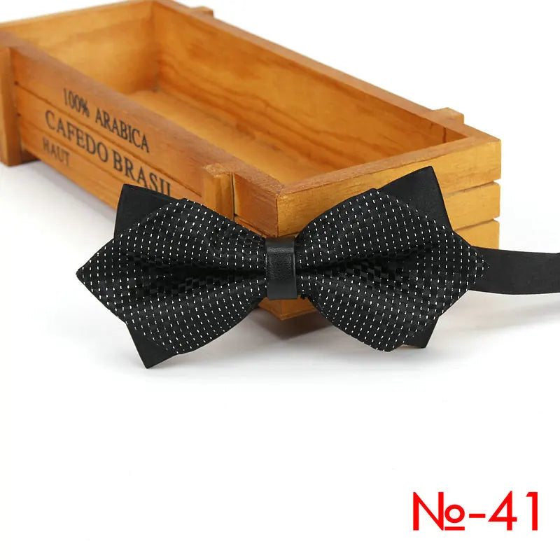 Men Ties Fashion Butterfly Party Wedding Bow Tie for Boys Girls Plaid Check Red Black Bowknot Wholesale Accessories Bowtie