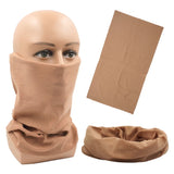 Outdoor Magic Bandana Solid Neon Color Cycling Hiking Scarves Headband Polyester Fashion Neck Cover Fishing Windproof Face Mask