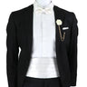 New Fashion Mens Cummerbund Bow Tie Brooch Set Black Red Blue   Waist Seal For Formal Tuxedo Business Suit Dinner Accessories