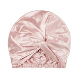 100 Mulberry Silk Turban Bonnets For Women Twisted Sleeping Night Cap 19 Momme Pure Silk Hair Wrap Cap For Curly Ladies Headwrap