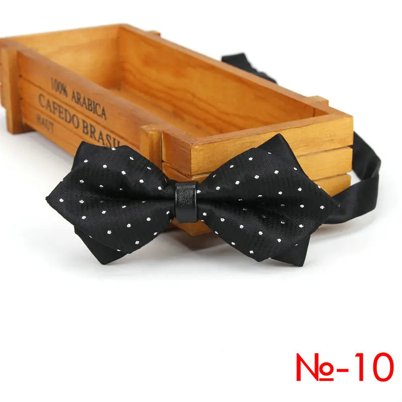 Men Ties Fashion Butterfly Party Wedding Bow Tie for Boys Girls Plaid Check Red Black Bowknot Wholesale Accessories Bowtie