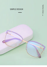 Blue Light Blocking Glasses Frame New Eyewear Prescription Female Eyeglasses Optical Women Spectacles UV400 Anti-Reflective