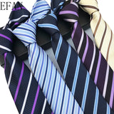 New Design Paisley Plaid Jacquard Woven Silk Mens Ties Neck Tie 8cm Striped Ties for Men Business Suit Business Wedding Party