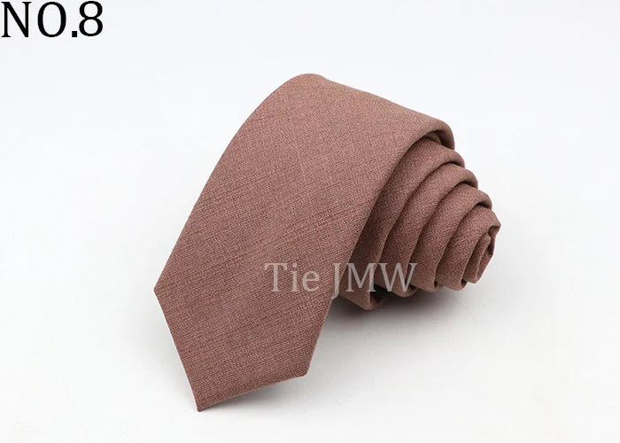 Fashion Neckties Classic Men's Slik Polyester Solid Color Tie For Business Party Wedding Suit Shirt Skinny Neck Ties Accessory