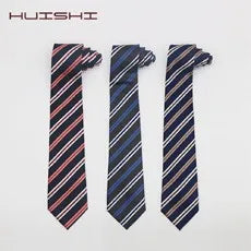 HUISHI 8cm Dot Neckties Skinny Fashion Business Men Polyester Microfiber Neck Tie Polka Check Men Neckie For Gentlemen Wedding