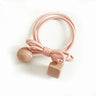 Pink Elastic Hair Bands Cute Rabbit Round Beads Heart Strawberry Rubber Band For Baby Girls Children Women Hair Accessories Gift