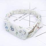 2020 Fashion Bohemian Headband Print Hairbands For Women Girls Vintage Cross Knot Turban Bandanas Headwear Hair Accessories