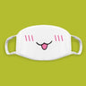 Cotton Kawaii Funny Anime Expression Mouth Face Mask Smile Breathable Masks For Korean Unisex Face Mouth Muffle Mask Accessories