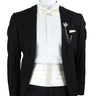 New Fashion Mens Cummerbund Bow Tie Brooch Set Black Red Blue   Waist Seal For Formal Tuxedo Business Suit Dinner Accessories