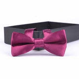 Kid Bowties Solid Butterfly Bowtie Wedding Accessories Gift Bow Tie Party TiesNew Wholesale Bowknot CA43