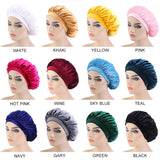 New velvet high elastic wide-brimmed nightcap flannel round hat chemotherapy hat scarf hat
