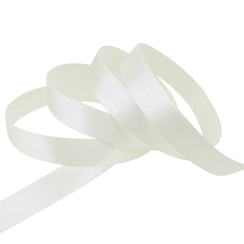 Ivory Satin Ribbon Wholesale Gift Wrapping Christmas ribbons