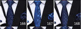 100% Silk Tie For Men Top grade Luxurious 7.5 cm Tie Hanky Cufflink Set Purple Necktie Formal Clothing Independence Day