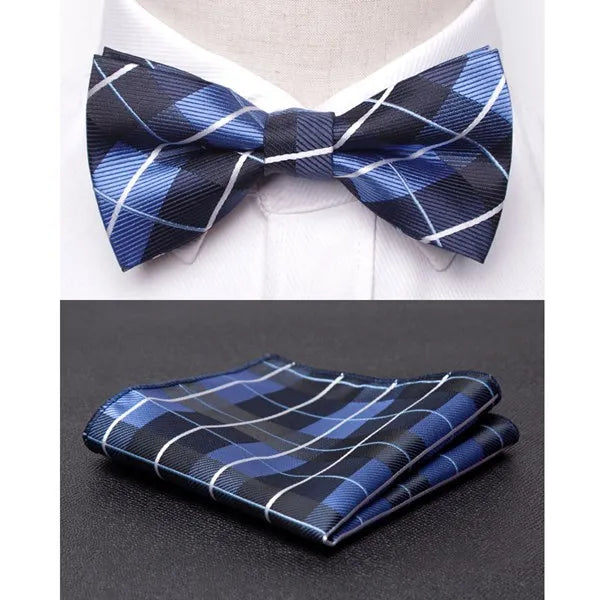 Men Bowtie Cravat Set Fashion Butterfly Party Wedding Ties Girls Business Jacquard Bow Tie Men Bowknot Wholesale Accessories