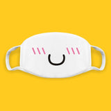 Cotton Kawaii Funny Anime Expression Mouth Face Mask Smile Breathable Masks For Korean Unisex Face Mouth Muffle Mask Accessories