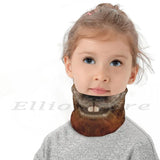 Beaver Face Adult Kids Anti Dust DIY Scarf Mask Beaver Teeth Wild Smile Smiling Face Lips Animal Nature Funny Pet Hairy Friend