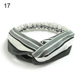 New Fashion Women Girls Bohemian Hair Bands Print Headbands Vintage Cross Turban Bandage Bandanas HairBands Hair Accessories