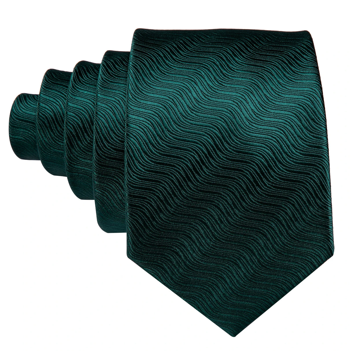 Fashion Luxury Green Silk Tie For Men Casual Formal Wedding Geometric Tie Barry.Wang NeckTies Hanky Cufflinks Set Business Gift