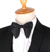Narrow Black Neck Tie For Men Women Polyester Zipper Neck Ties Suits Classic Ties For Wedding Business Men Skinny Necktie