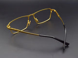 Pure Titanium Glasses Frame Men Titanium Alloy Prescription Eyeglasses Silver Super Light Spectacles Optical Glasses Frame