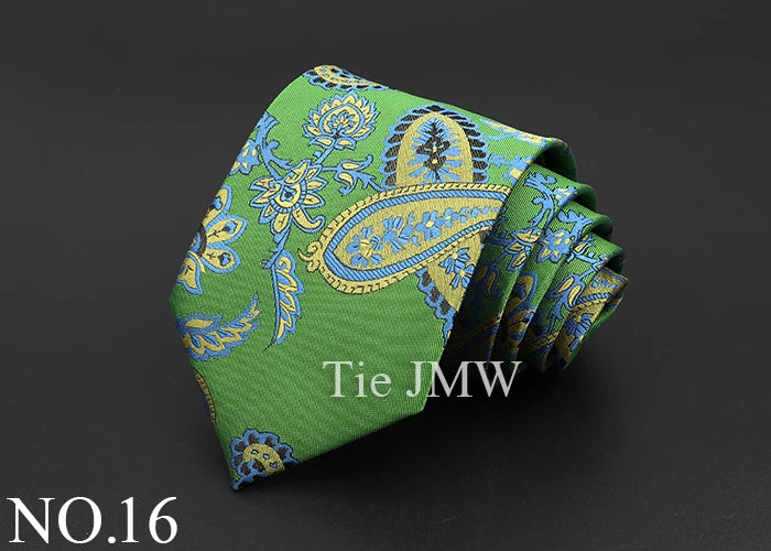 Classic Silk Men Tie Plaid Stripe Floral Ties Formal Wear Business Suit Jacquard Necktie Wedding Party Gift Daily Accessories