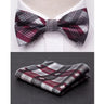 Men Bowtie Cravat Set Fashion Butterfly Party Wedding Ties Girls Business Jacquard Bow Tie Men Bowknot Wholesale Accessories