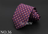 Classic Silk Men Tie Plaid Stripe Floral Ties Formal Wear Business Suit Jacquard Necktie Wedding Party Gift Daily Accessories