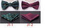 Men Bowtie Cravat Set Fashion Butterfly Party Wedding Ties Girls Business Jacquard Bow Tie Men Bowknot Wholesale Accessories