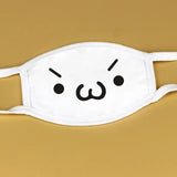 Cotton Kawaii Funny Anime Expression Mouth Face Mask Smile Breathable Masks For Korean Unisex Face Mouth Muffle Mask Accessories