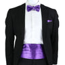 New Fashion Mens Cummerbund Bow Tie Brooch Set Black Red Blue   Waist Seal For Formal Tuxedo Business Suit Dinner Accessories