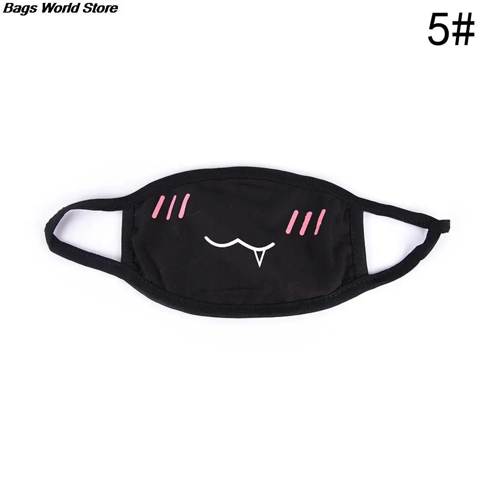 1pc Mouth Face Mask Unisex Cotton Dustproof Mouth Face Mask Anime Cartoon Bear Women Men Muffle Face Mouth Party Masks