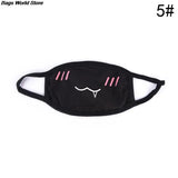 1pc Mouth Face Mask Unisex Cotton Dustproof Mouth Face Mask Anime Cartoon Bear Women Men Muffle Face Mouth Party Masks