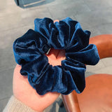 1 Piece Big Size Velvet Scrunchies Girls’ Hair Ties Women Hair Elastics Rubber band hair Accessories Ponytail Holder Hair Rope