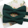Mens Super Soft Downy Suede Parent-Child Bowtie Set Macarons Solid Color Classic Design Cute Butterfly Red Green Blue Pink Tie